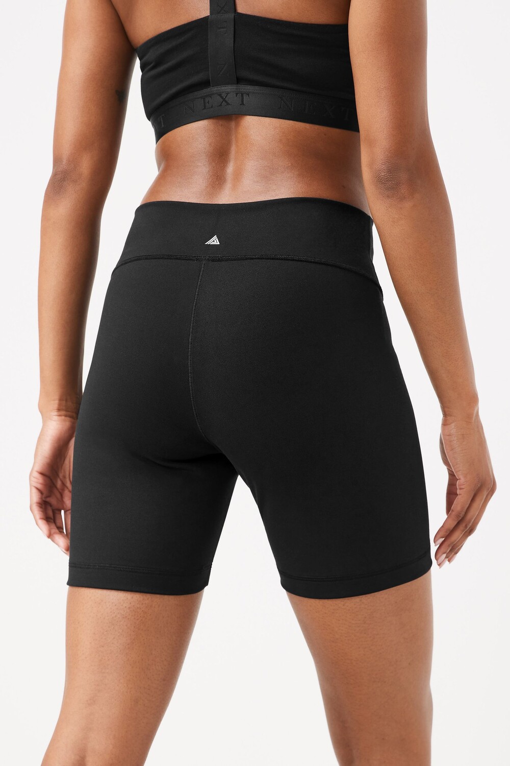Шорты Active Sports с завышенной талией моделирующие фигуру и утягивающие живот Next, черный — фото 3