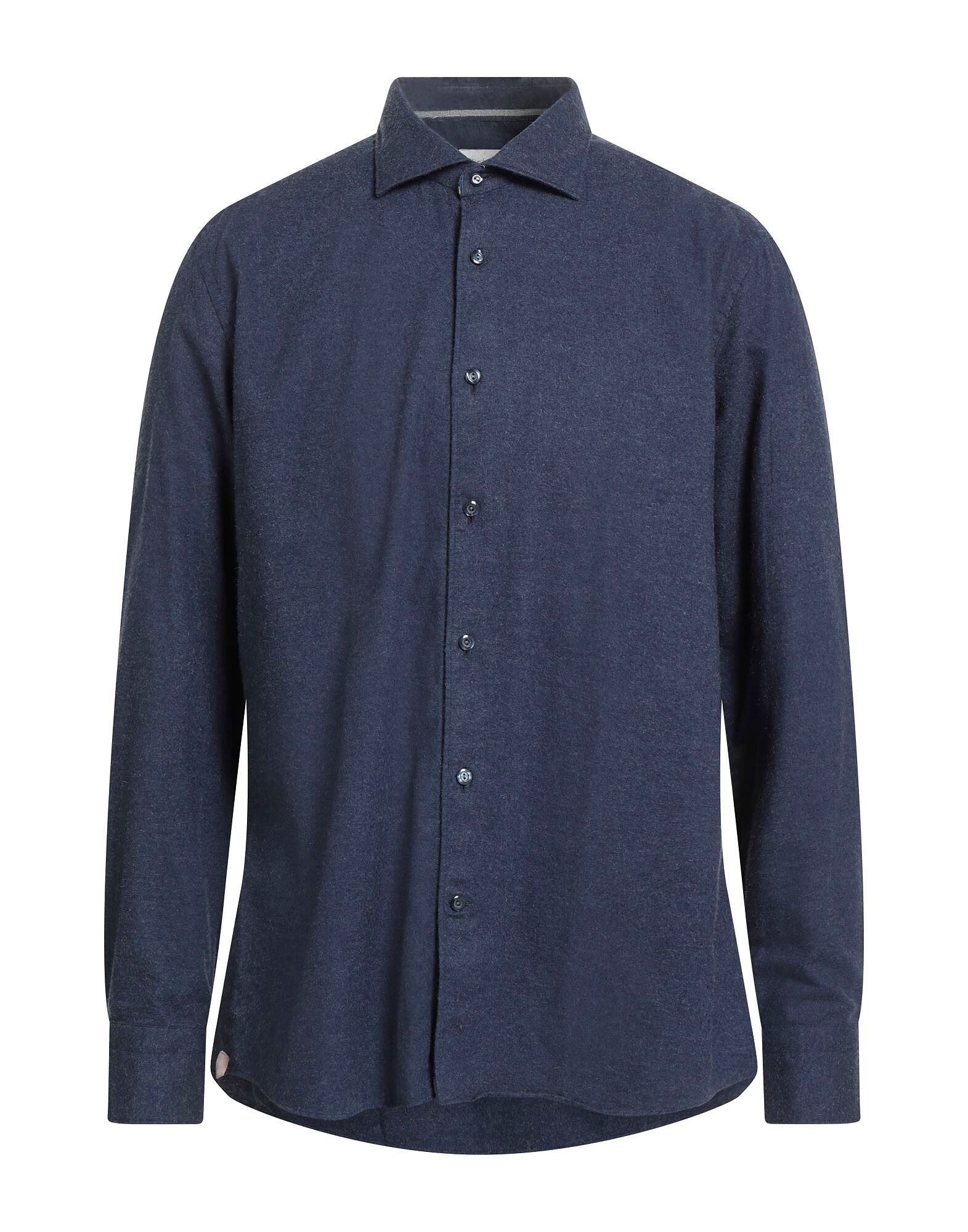 

Рубашка Tintoria Mattei 954, темно-синий