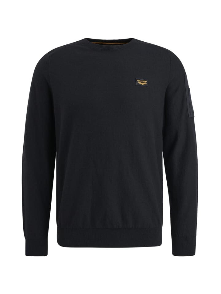 

Пуловер PME Legend Pullover R-NECK AMERICAN CLASSIC KNIT, черный