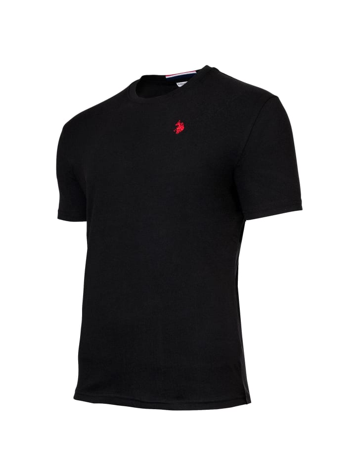 U.S. Polo Assn. Комплект из двух футболок белого и черного цвета — фото 2