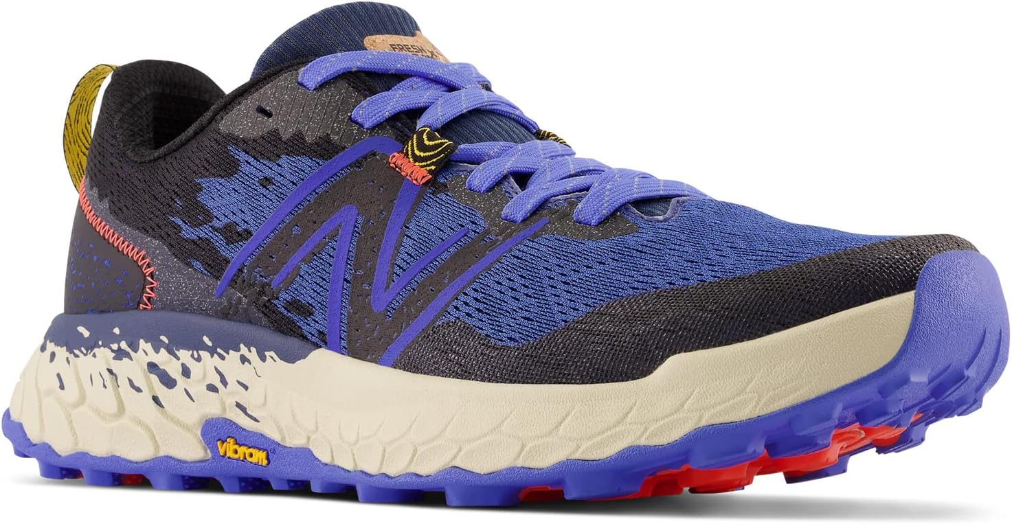 Мужские кроссовки New Balance Fresh Foam X Hierro V7, черный/синий — фото 3