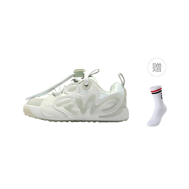 

Классические детские скейтбординг кроссовки Kids FILA KIDS, зеленый/серо-зеленый/мультиколор