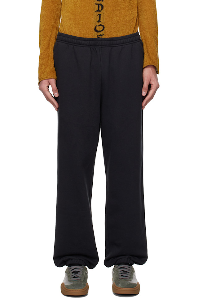 

Органические хлопковые спортивные брюки Acne Studios, черный