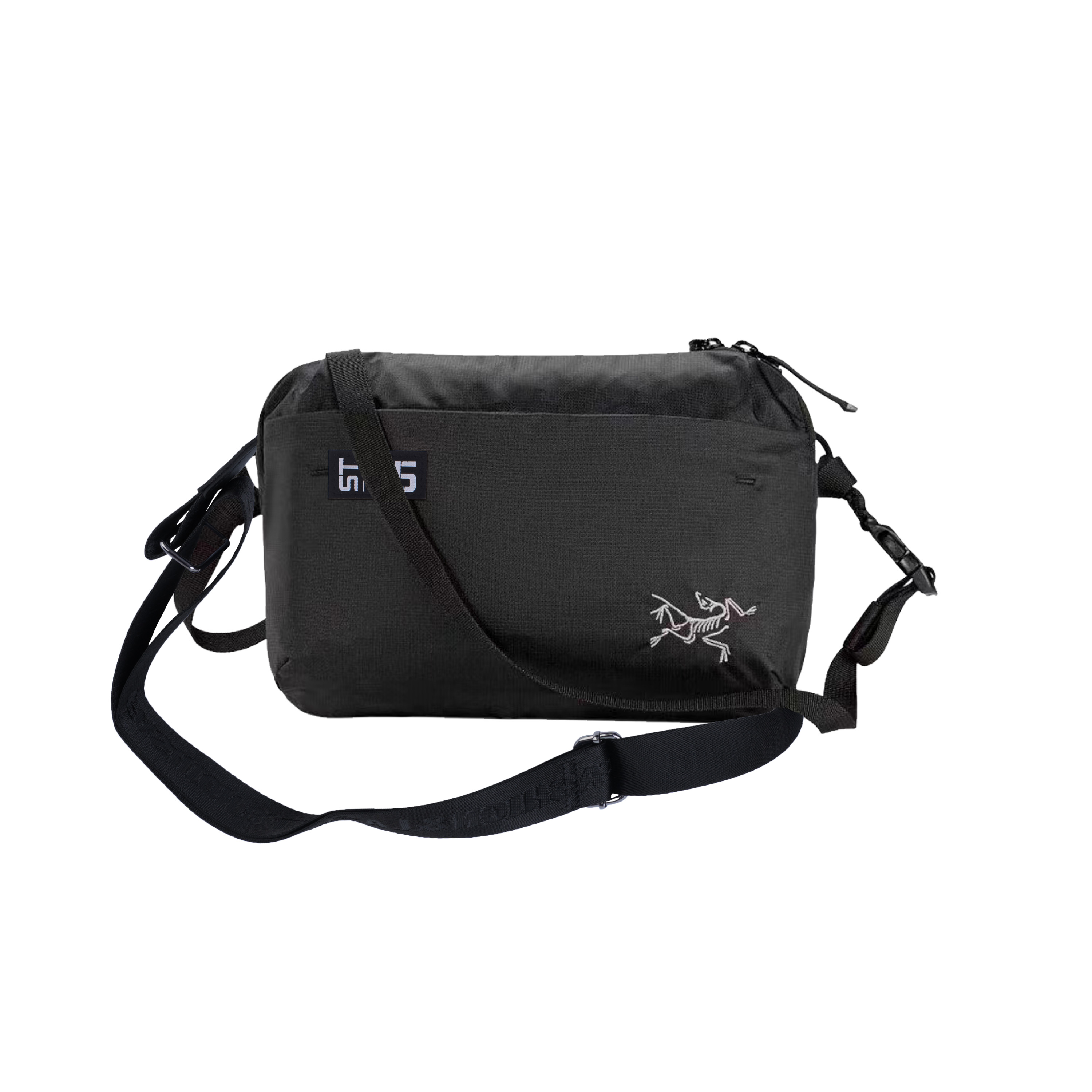 

Arcteryx Нейлоновая поясная сумка унисекс черная, Whispering Star