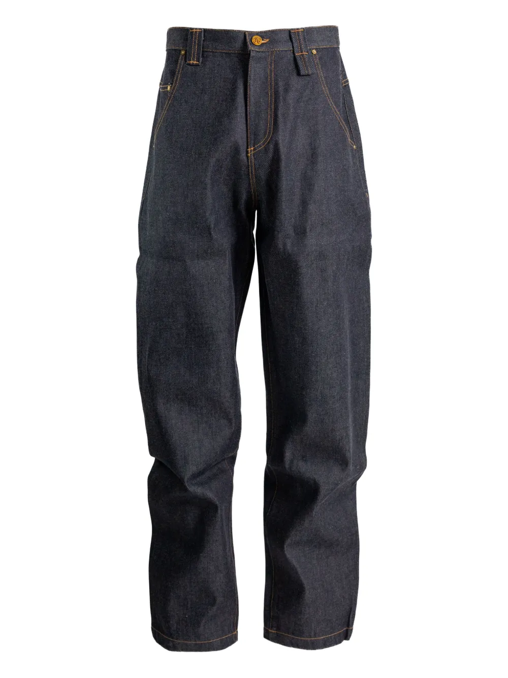 

Джинсы с отделочной строчкой Willy Chavarria, синий