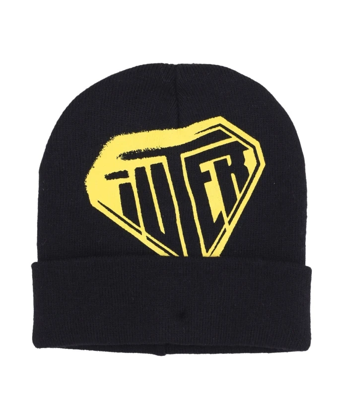 

Черно-Желтая шапка-бини с трафаретным рисунком Iuter, черный