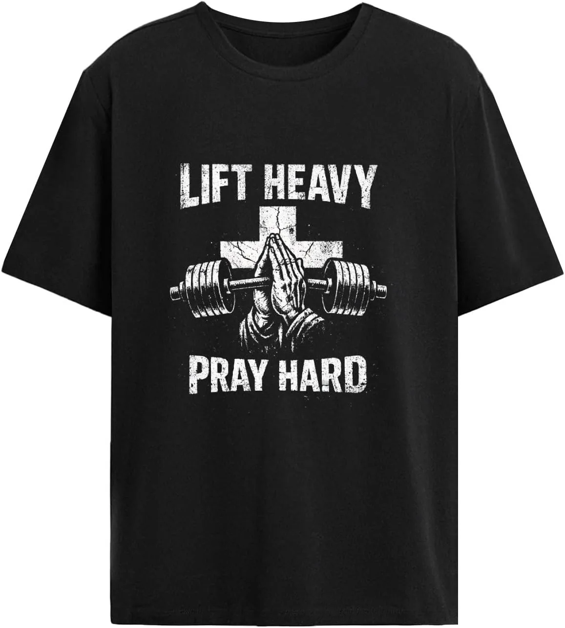 Футболка Lift Heavy Pray Hard Vintage
