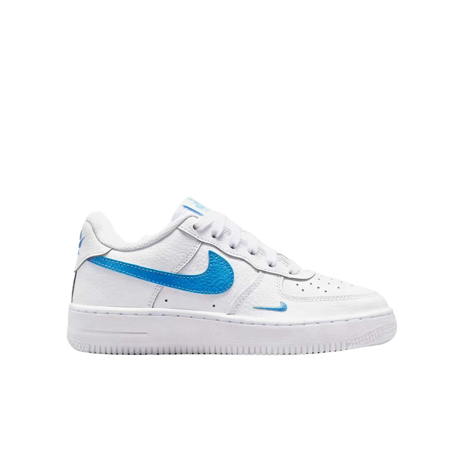 Кроссовки Air Force 1 Low top Skateboard Unisex Nike, White/University Blue — фото 3
