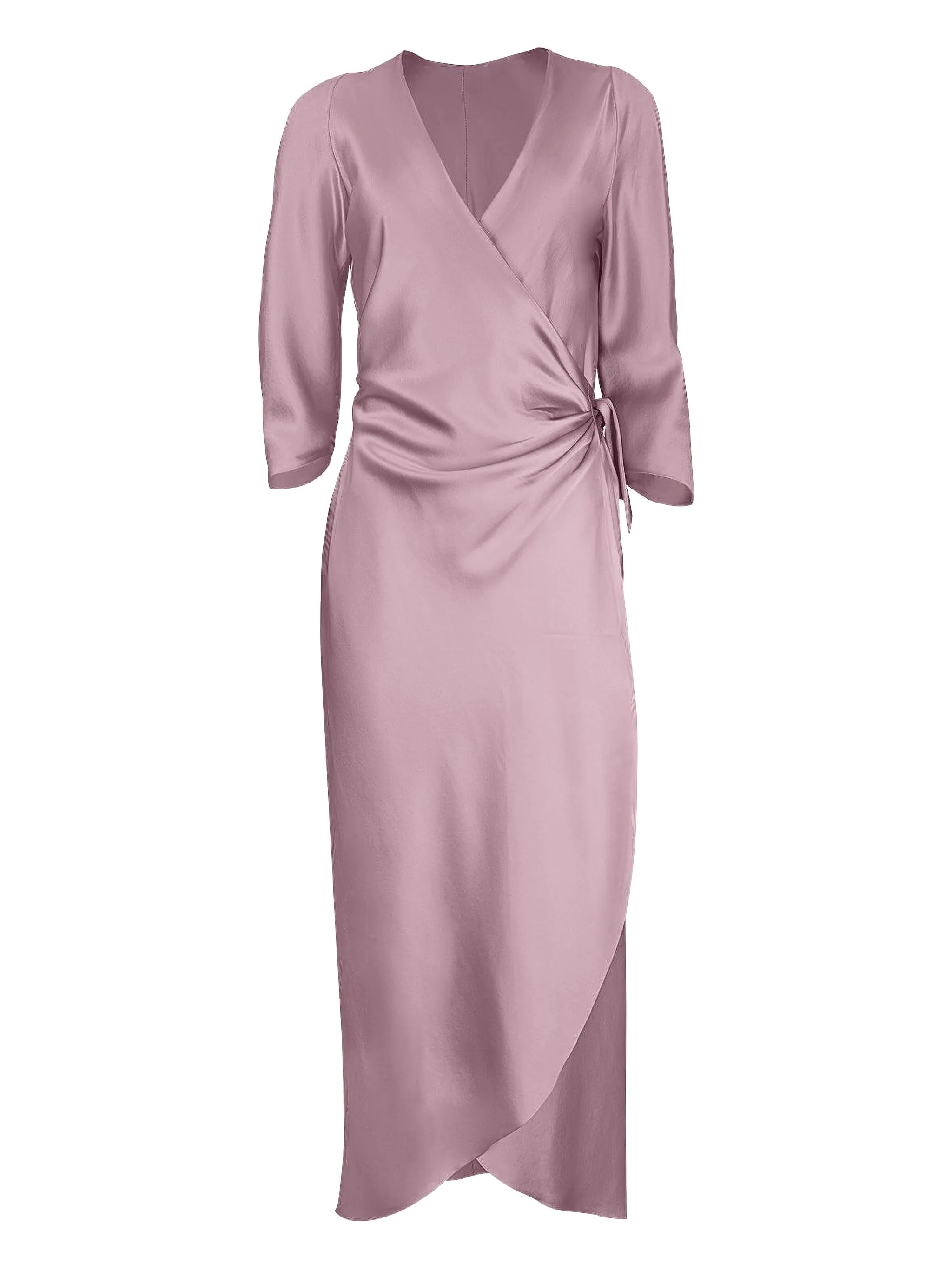 

Платье миди с рукавами три четверти Peter Cohen, розовый