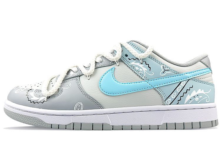 

Кроссовки Nike Dunk Skateboarding Shoes Men Low-top Gray/Blue, белый