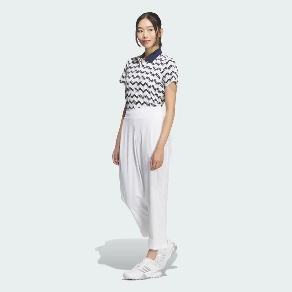 Легкие укороченные брюки Adidas, white — фото 4