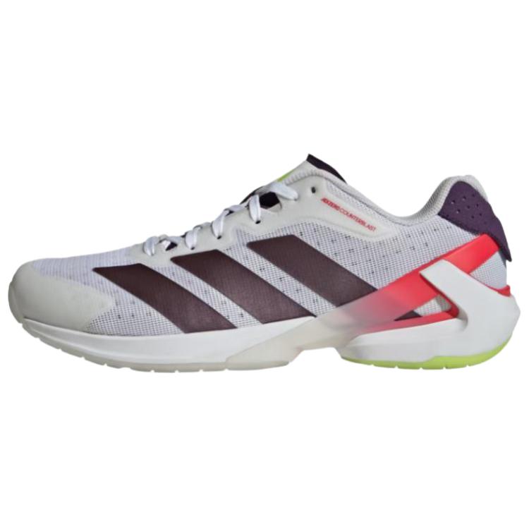 

Adidas Кроссовки Adizero, износостойкие, низкие, мужские, белые, фиолетово-розовые