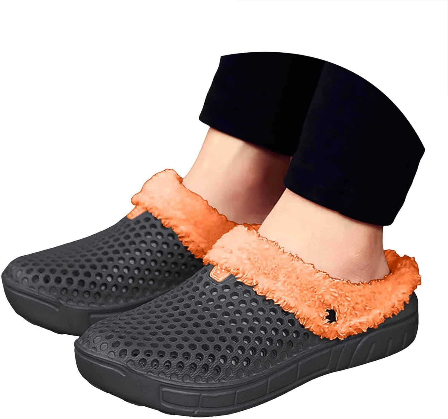 

Женские тапочки с поддержкой свода стопы, широкие кожаные мюли-клоги с искусственным мехом и хлопковой подкладкой, теплые мягкие плюшевые тапочки с эффектом памяти, домашние тапочки на липучке, зимние, для дома и улицы, туфли-лоферы Jyswoshoe, с...