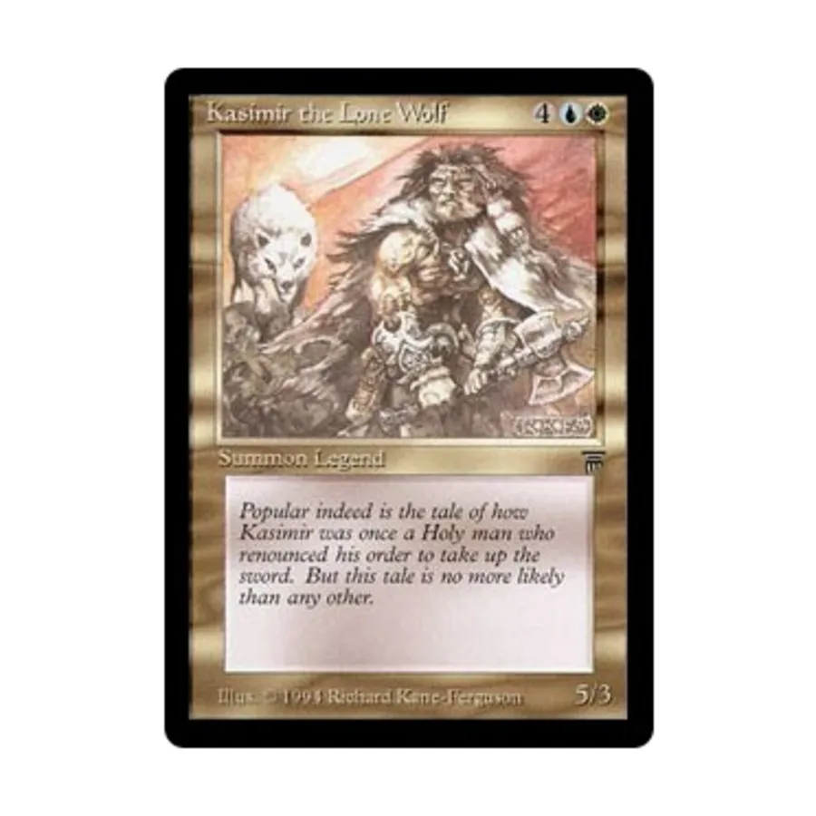 

CCG Казимир Одинокий волк (итальянский) (U), MTG - Foreign - Legends (Italian)
