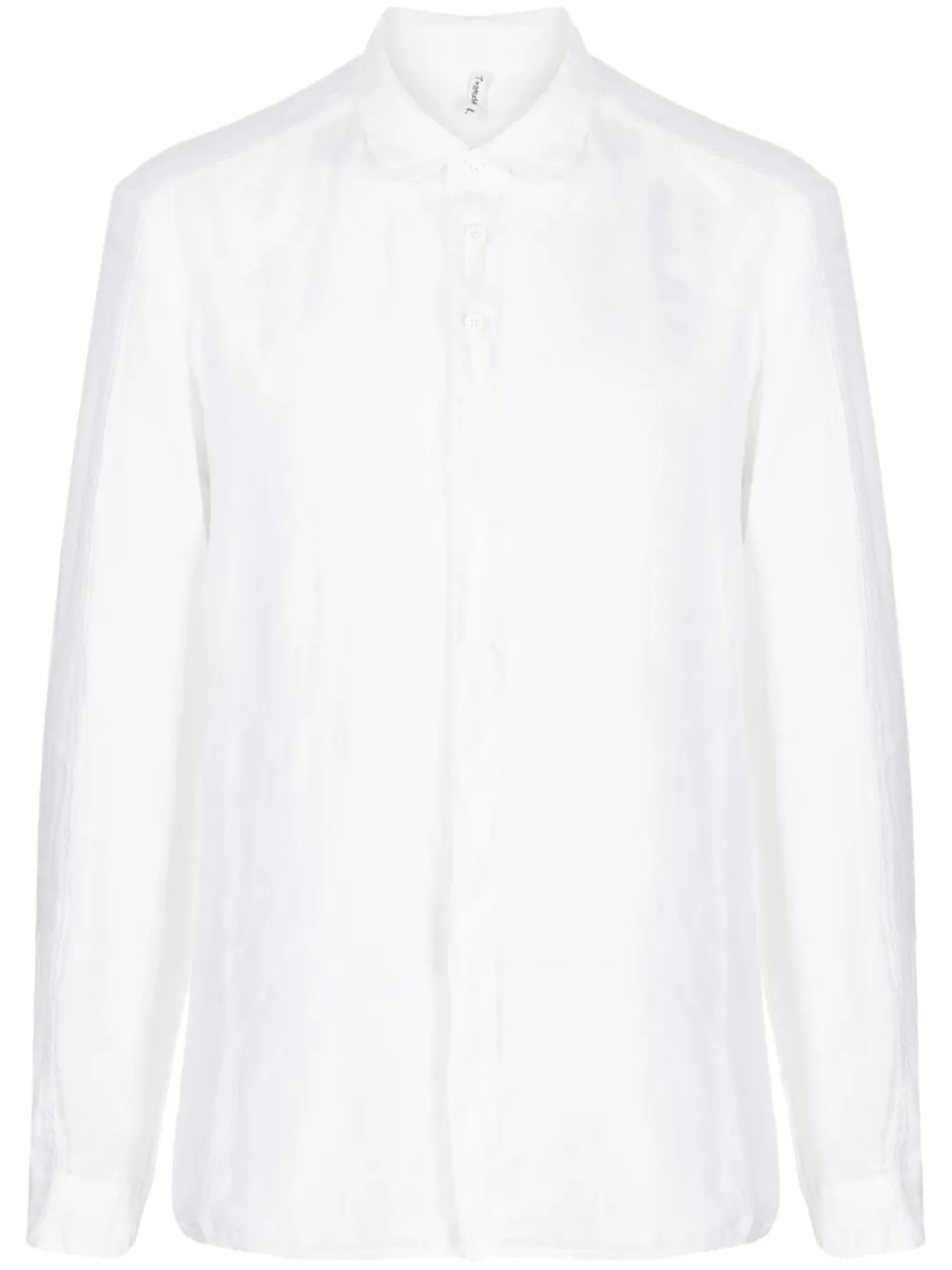 

Льняная рубашка с длинными рукавами Transit, белый