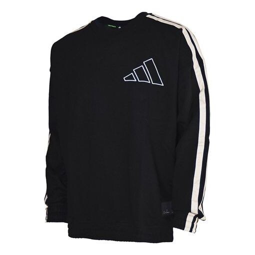 

Толстовка adidas Dp hdn crew Round Neck Pullover Long Sleeves Black, черный