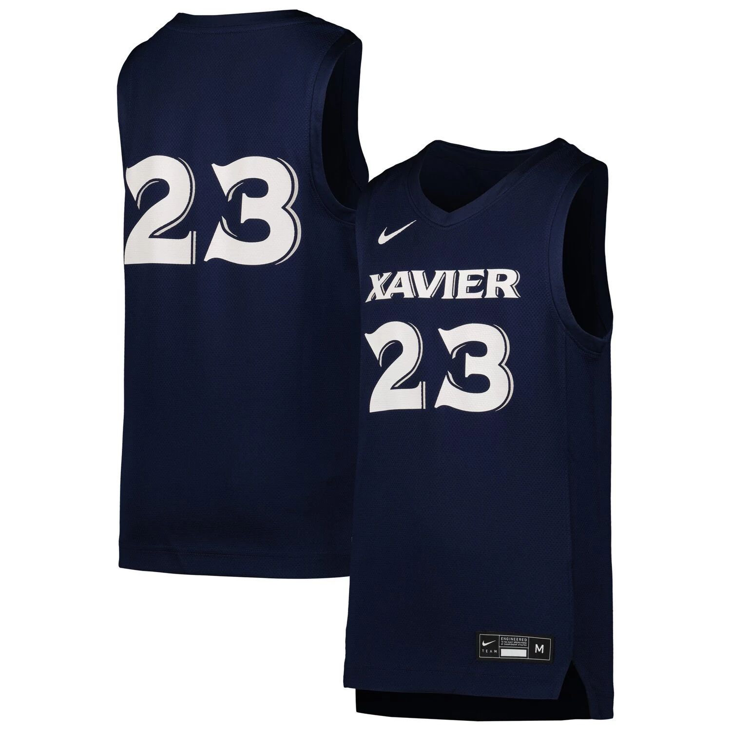 

Реплика молодежной баскетбольной майки Nike № 23 Navy Xavier Musketeers Icon Nike