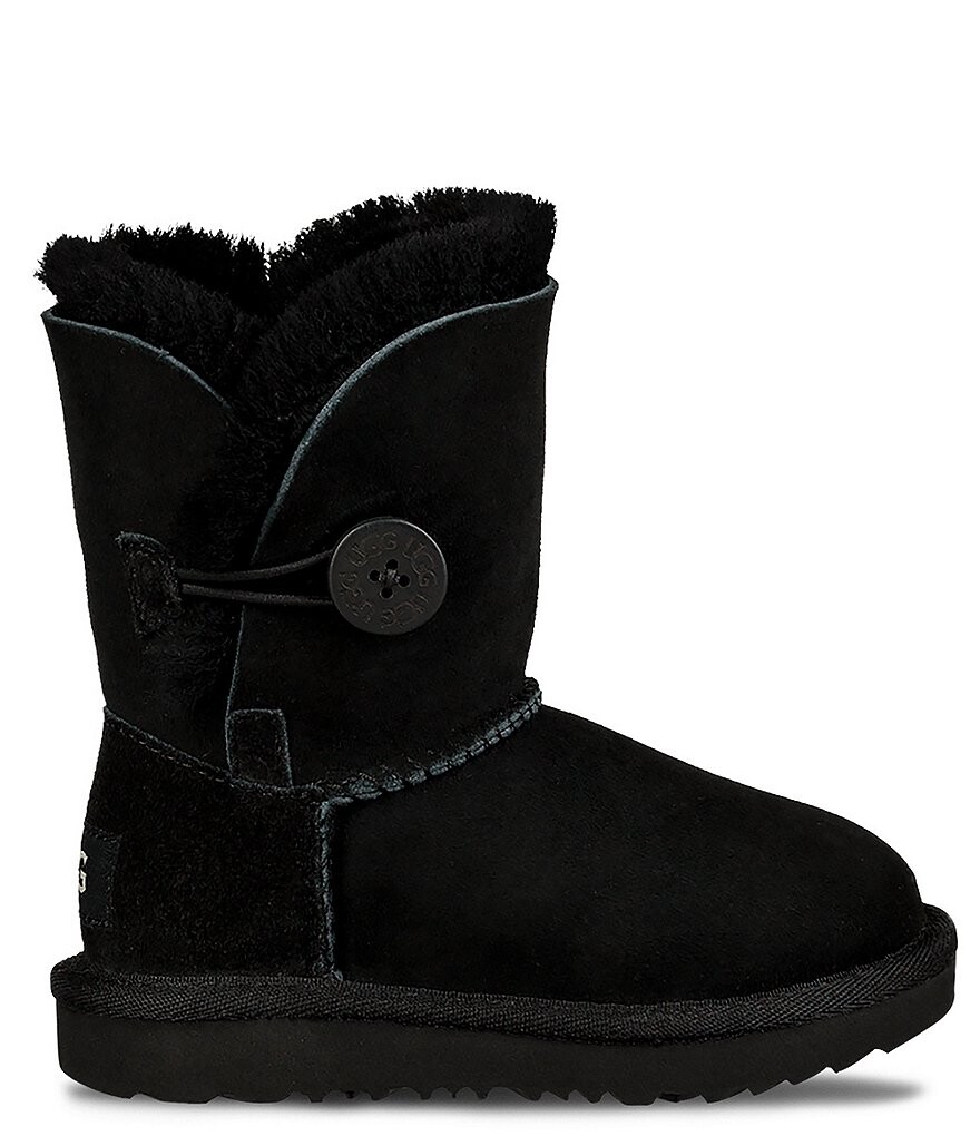 

Водонепроницаемые сапоги UGG для девочек Bailey Button II (для младенцев), черный