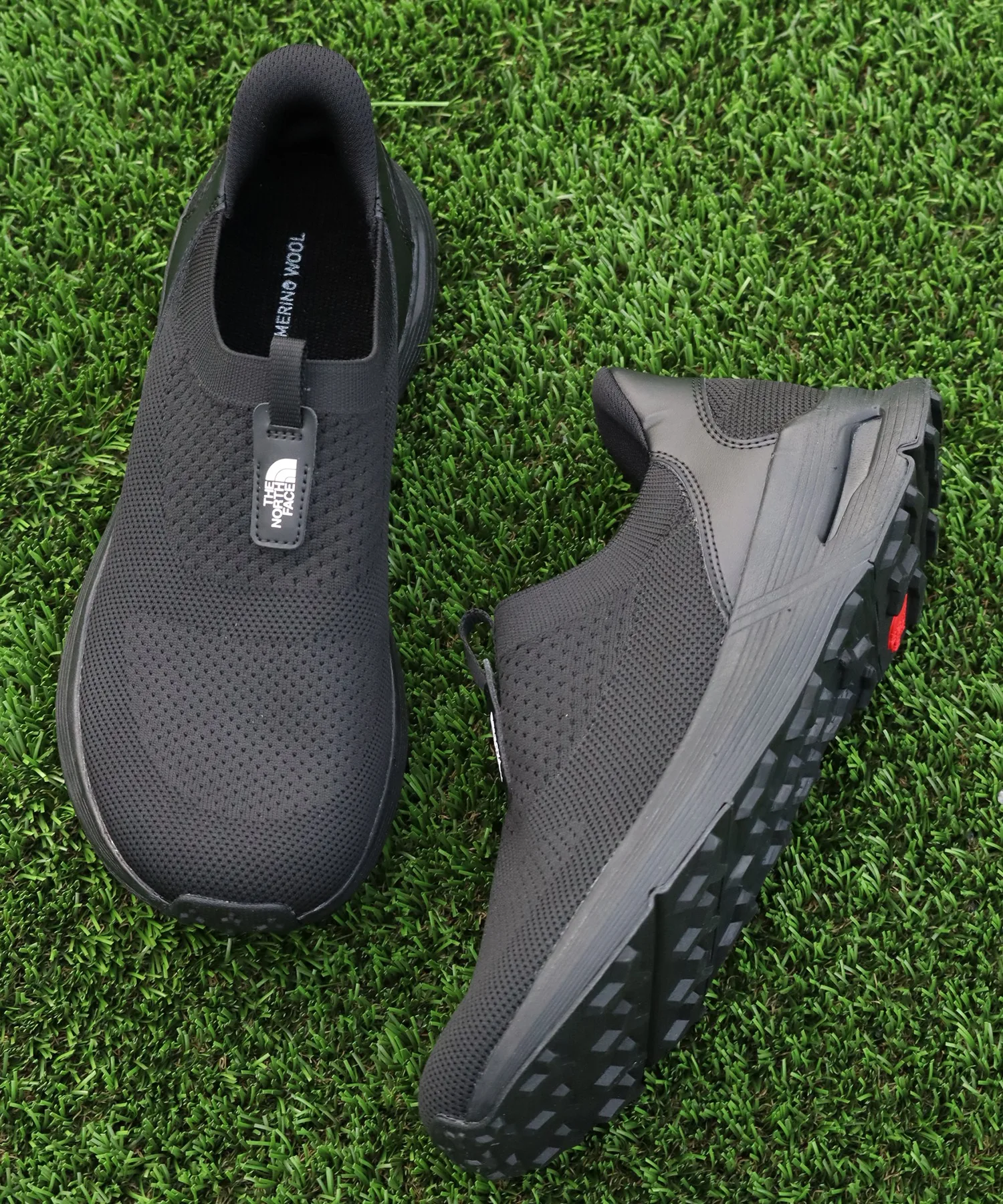 Унисекс слипоны из трикотажа UR KNIT SLIP-ON THE NORTH FACE черные — фото 2