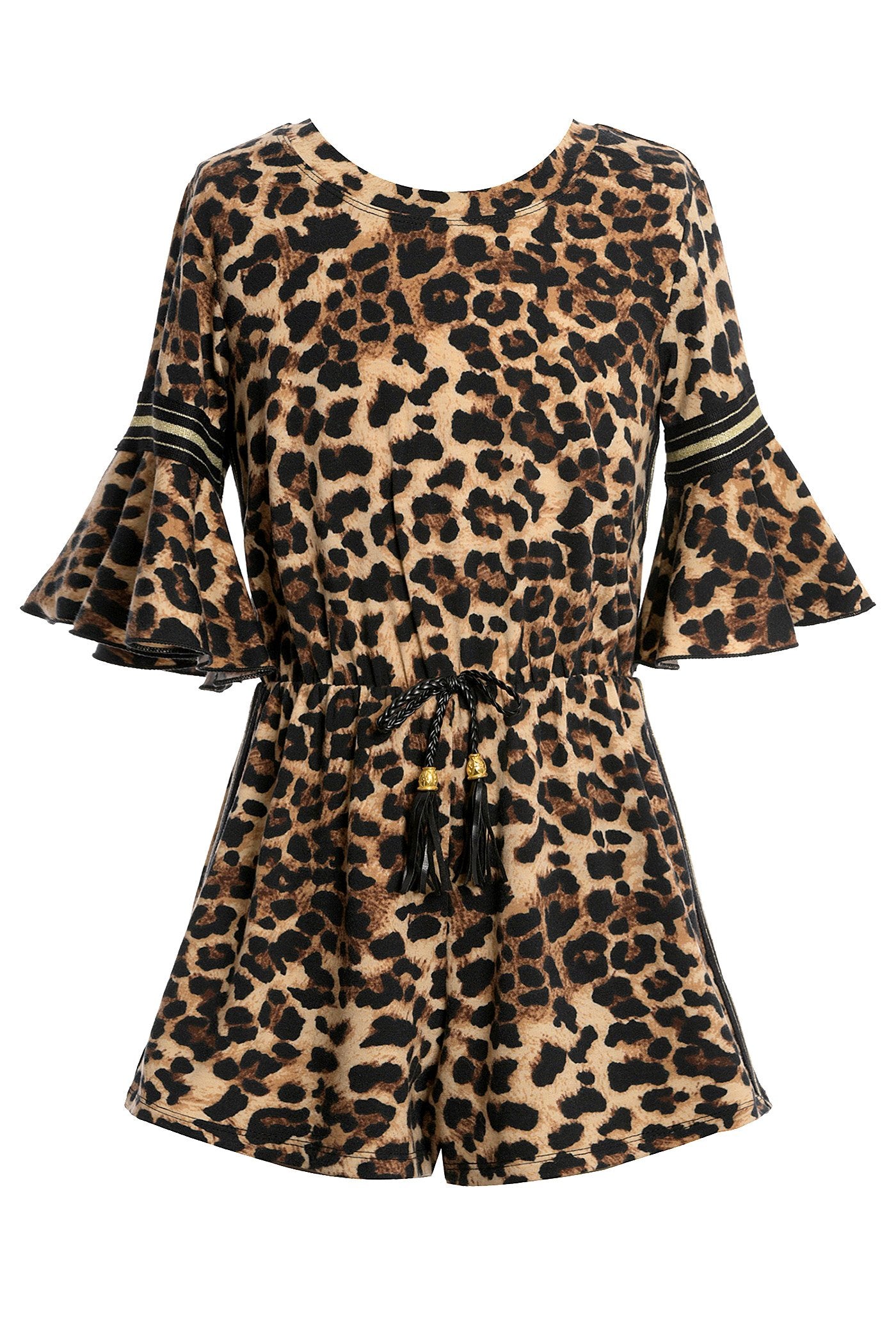 

Комбинезон с анималистичным принтом для больших девочек Truly Me, цвет leopard