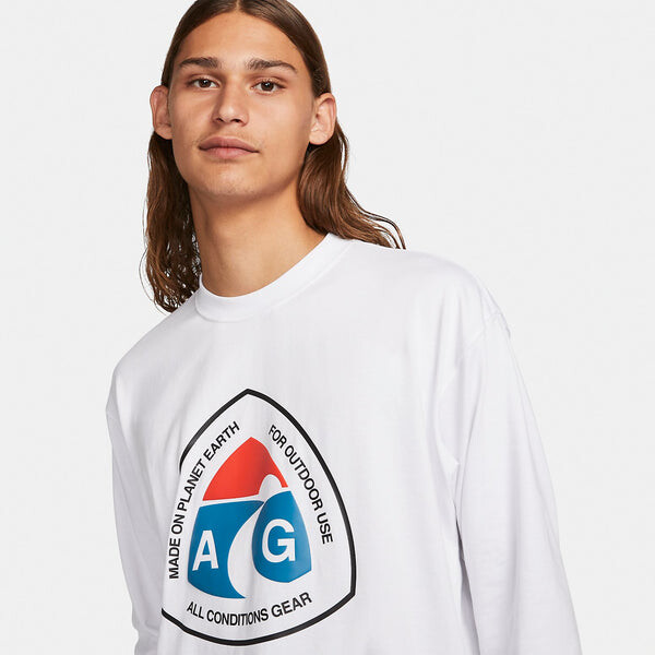 Рубашка acg outdoor sign long-sleeve shirt 'white' Nike, белый — фото 4