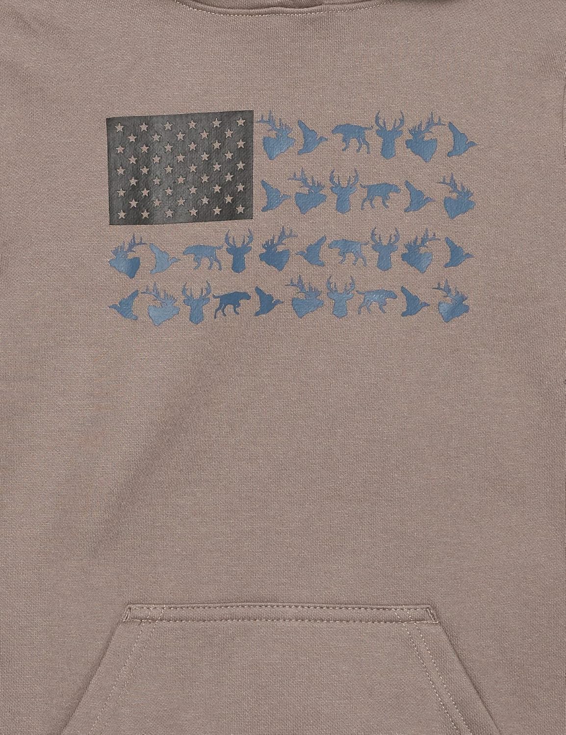 Колумбия Boys PHG Hunt Flag Толстовка с капюшоном Columbia, Iron/Black — фото 3