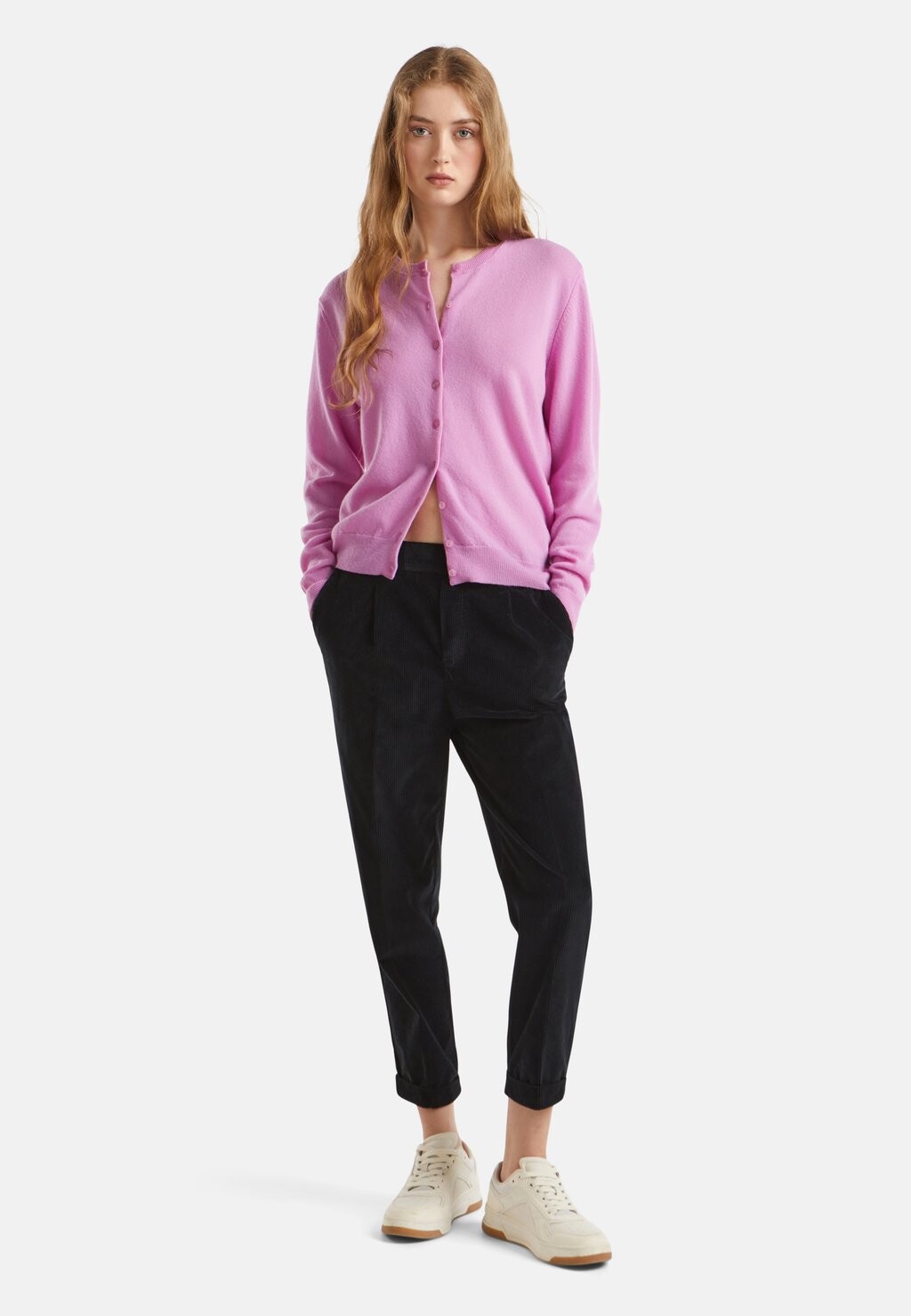 

Кардиган CREW NECK United Colors of Benetton, розовый