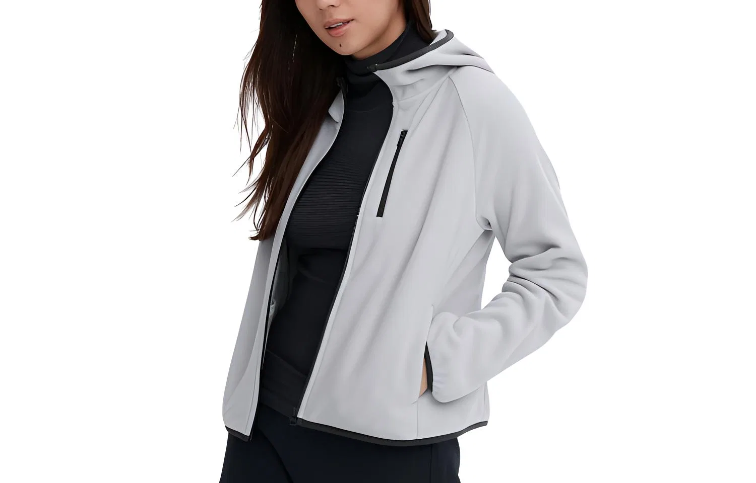 Пальто вельветовое Women's Light Gray UNIQLO