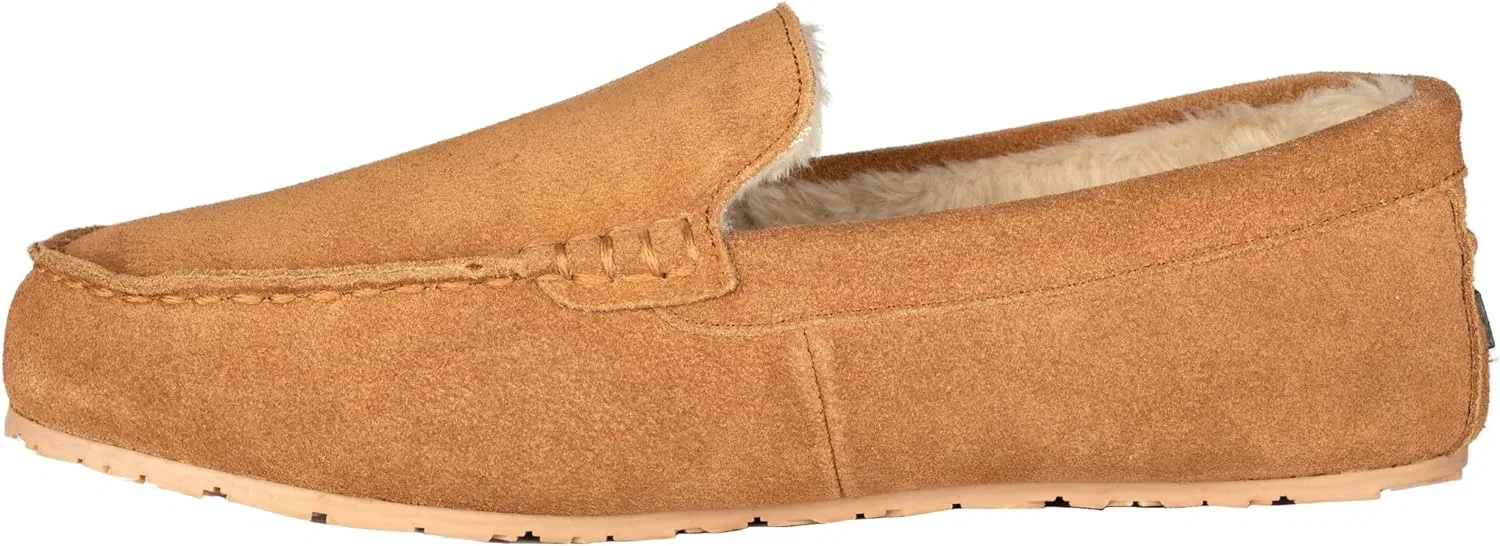 Тапочки с мехом Clarks, коричневый