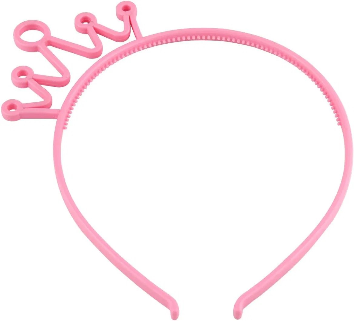 Набор из 12 ободков-корон для девочек, светло-розовый Sysuii, Light-Pink