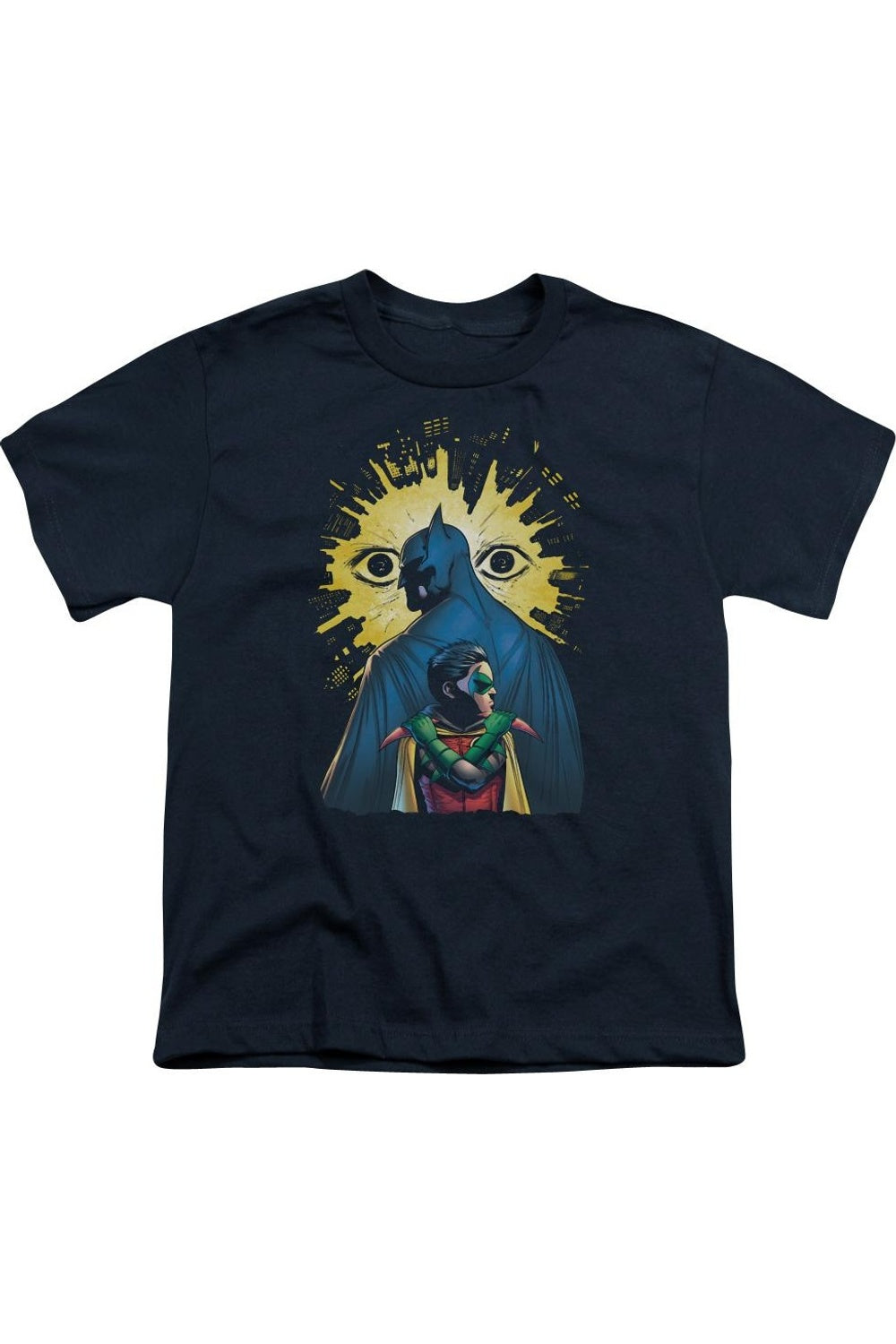 

Футболка с коротким рукавом Batman Watchers для детей Gildan, темно-синий