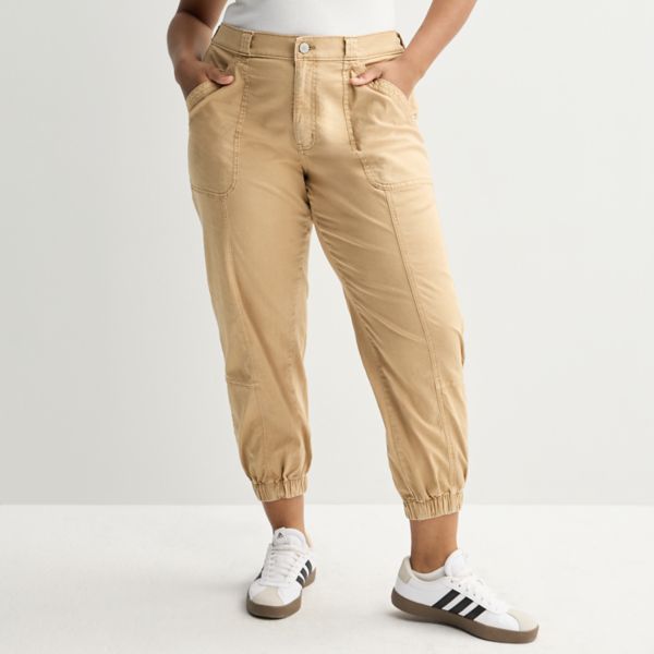 

Спортивные брюки Junior plus size со средней посадкой So, цвет texas beige