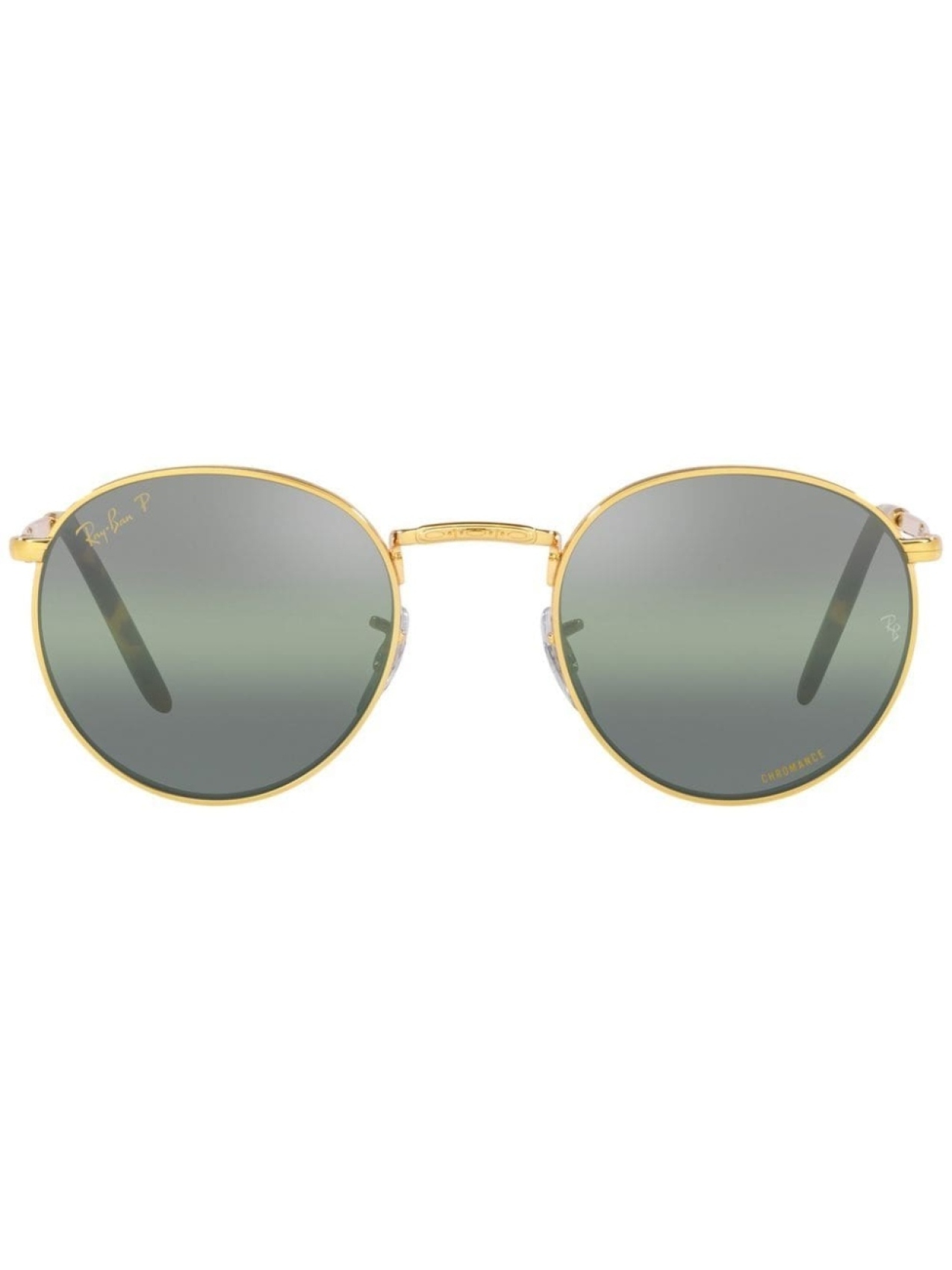 

Ray-Ban солнцезащитные очки RB3637 New Round, золотистый