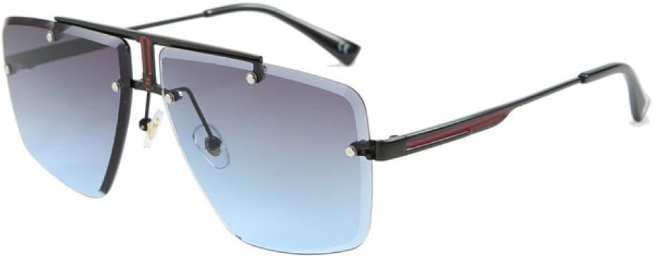 

Солнцезащитные очки MUTYNE квадратной оправы для мужчин, летние модные солнцезащитные очки, классические роскошные очки для женщин, защита от ультрафиолета UV400, C01 Gray Blue