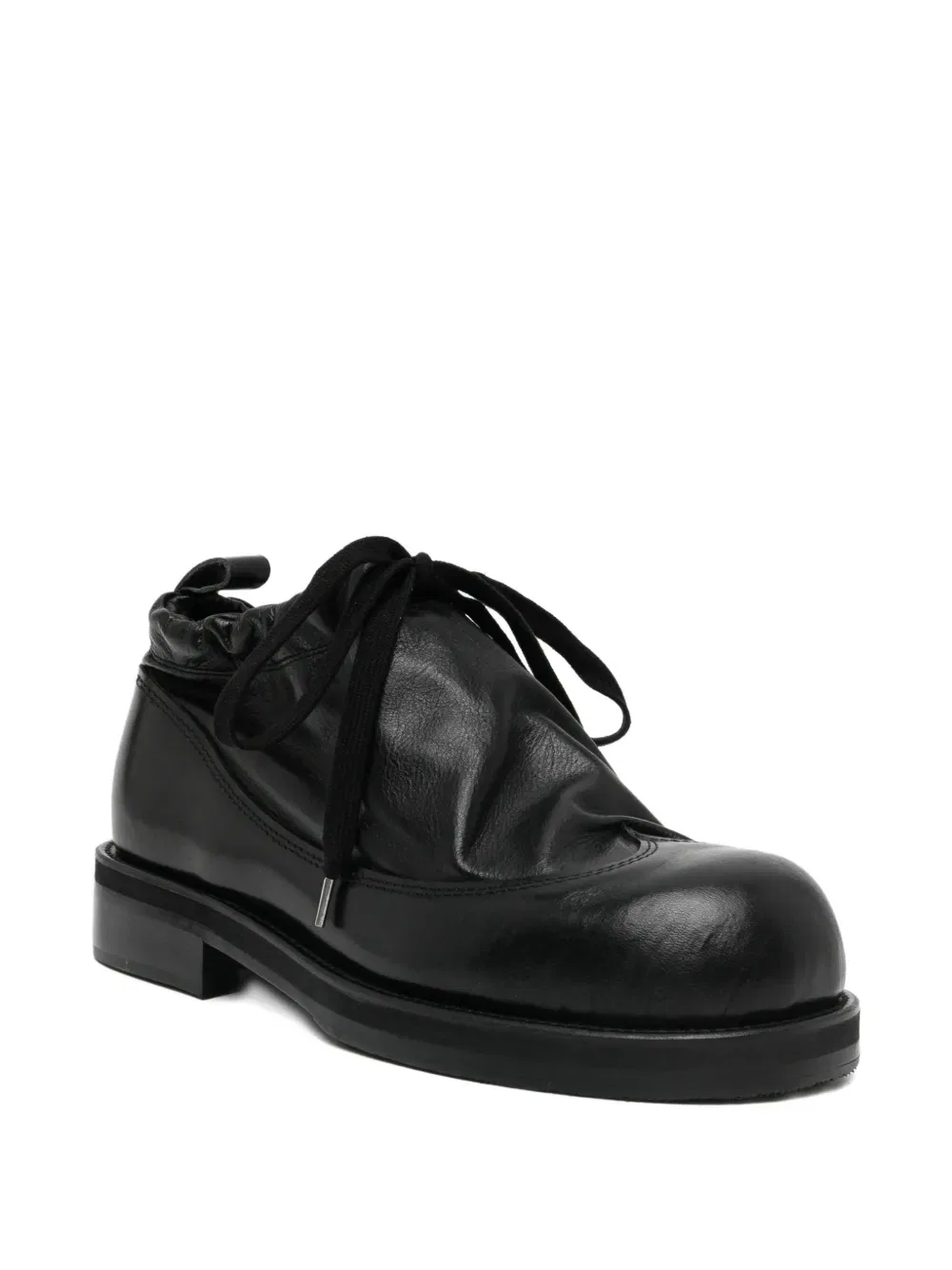 Кожаные туфли-дерби Comme Des Garcons Homme Plus, черный — фото 2