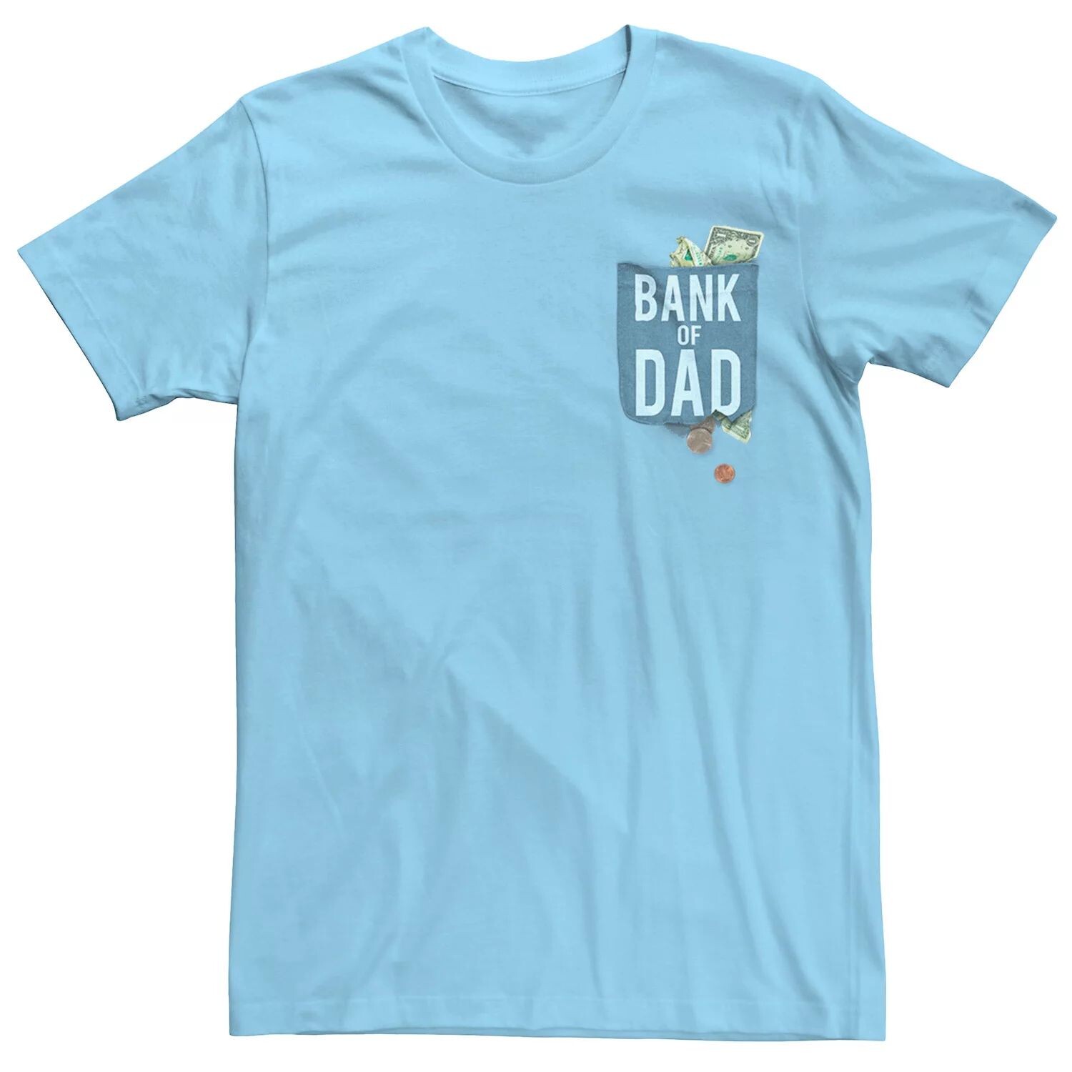 

Мужская футболка с рисунком Bank of Dad Licensed Character