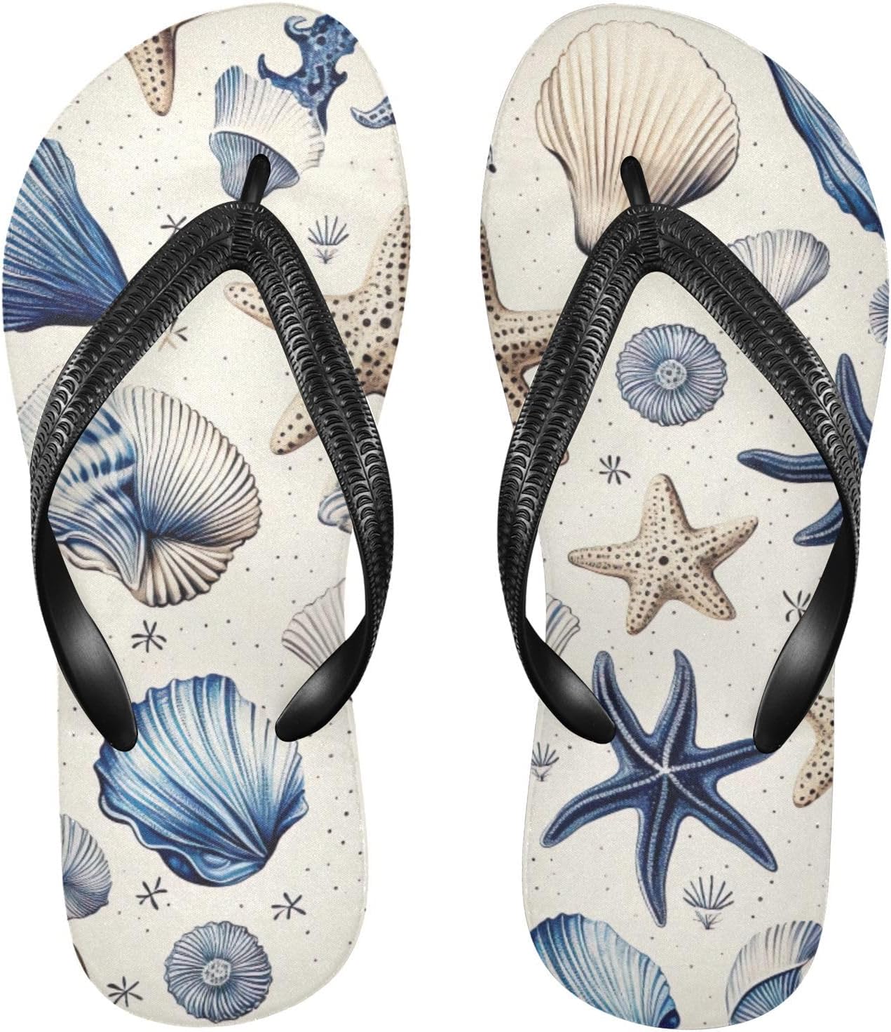 

Пляжные летние сандалии Seashell Starfish для женщин и мужчин, шлепанцы для душа Kfbe