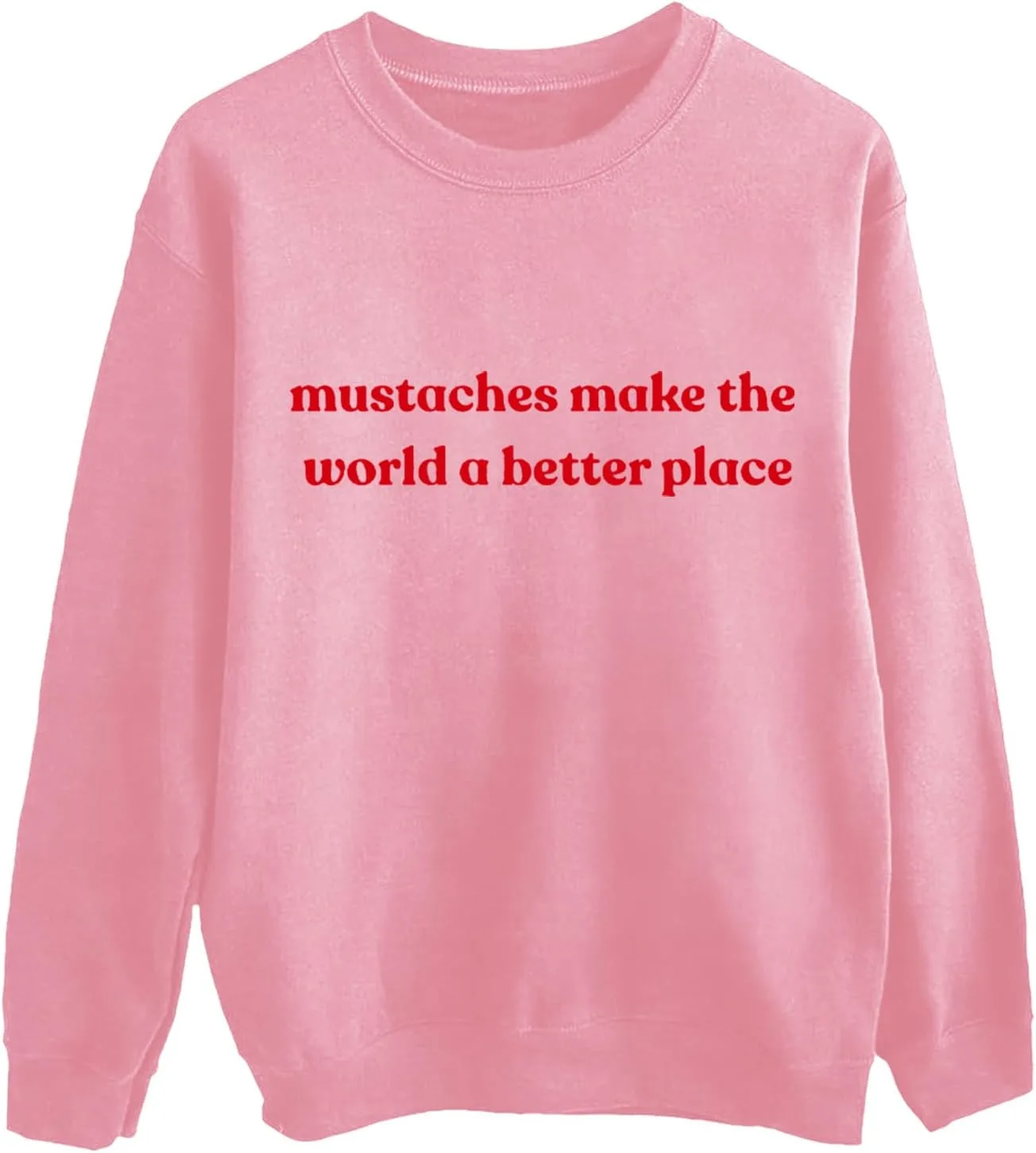 

Толстовка с принтом Mustaches Make The World A Better Place