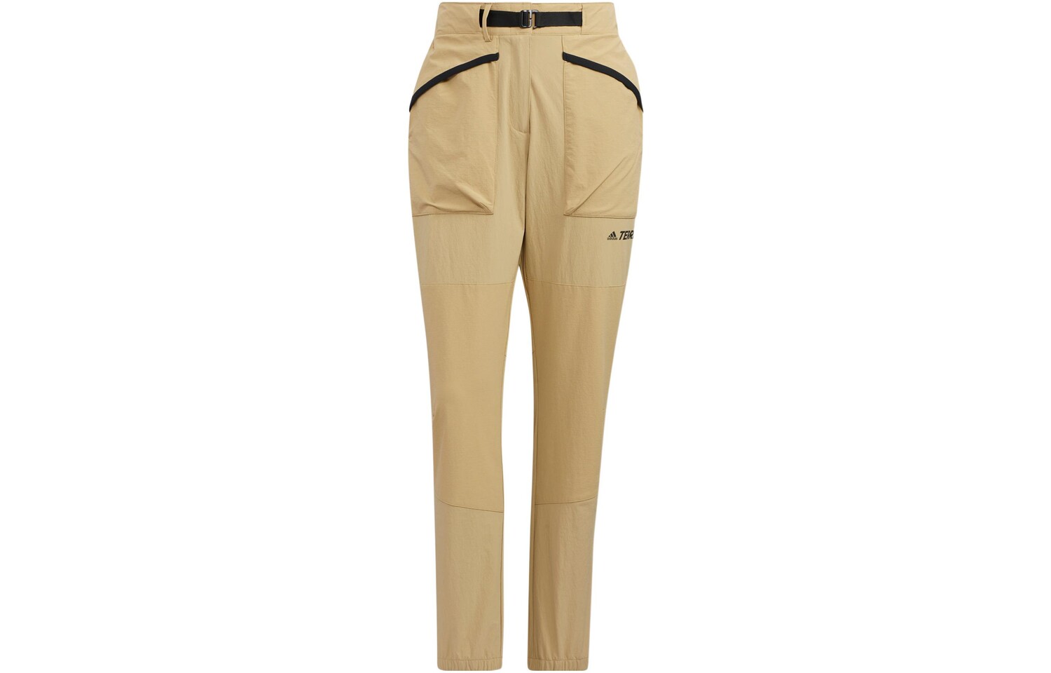 

Трикотажные спортивные штаны женские светло-коричневые Adidas