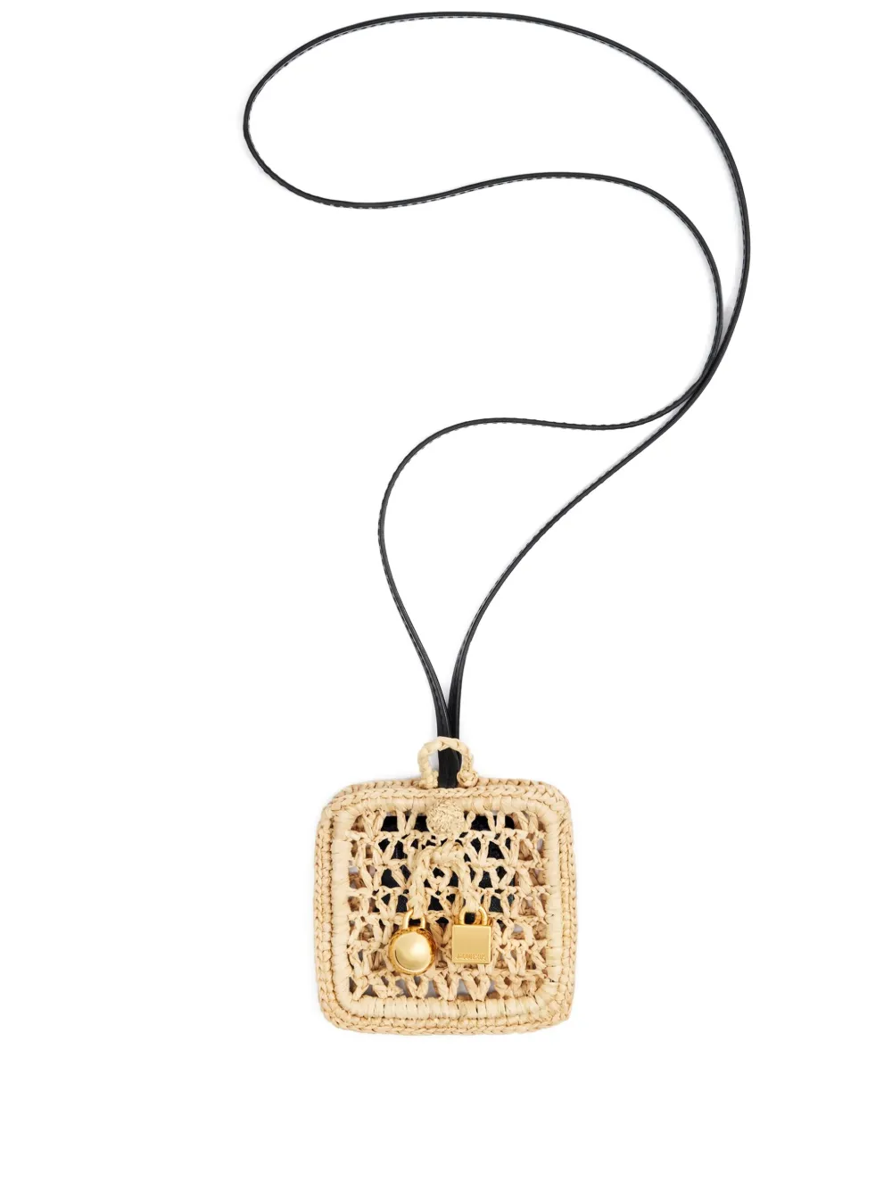 

Кошелек в технике кроше JACQUEMUS, нейтральный