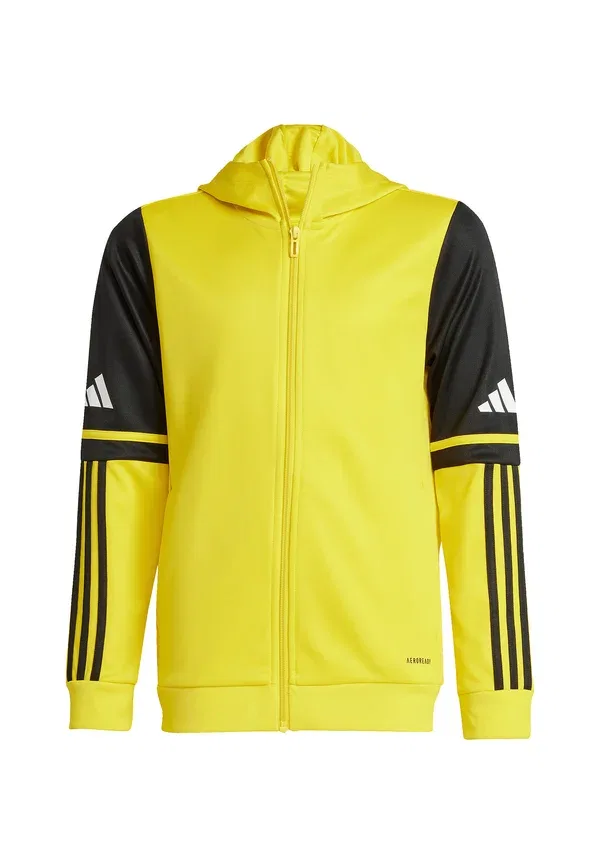 Толстовка на молнии Squadra25 Adidas Performance, жёлто-чёрно-белая — фото 4