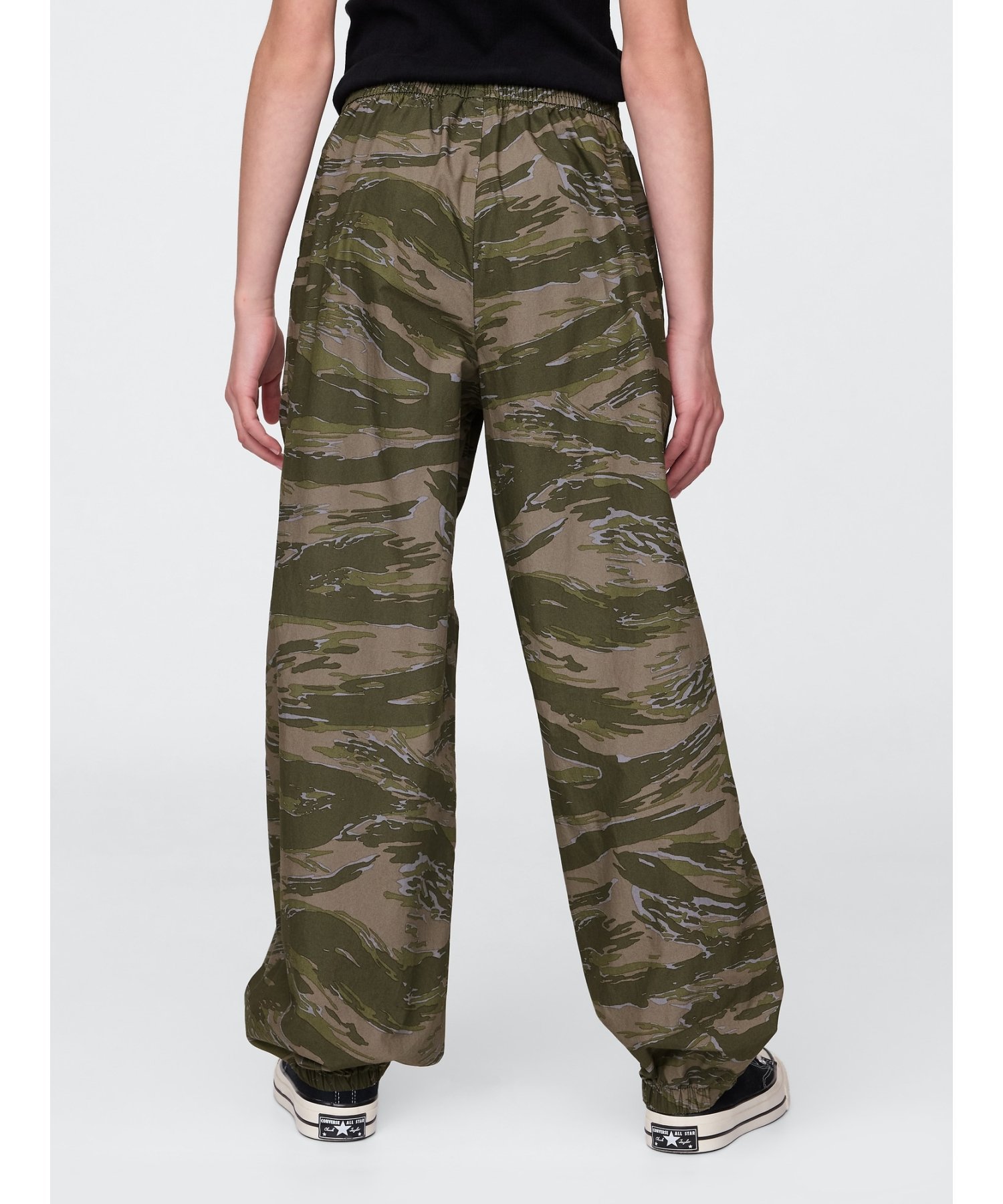 (K) Свободные спортивные штаны из поплина (детские) GAP, CAMO