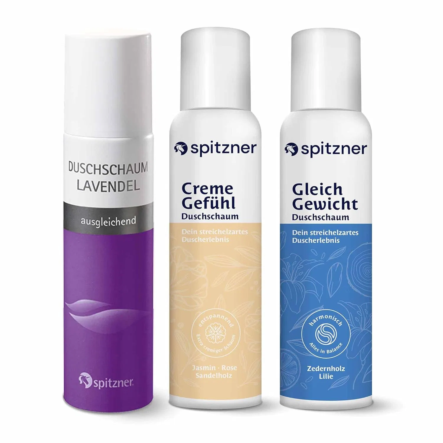 Набор пен для душа Spitzner Relax, 3 х 150 мл Spitzner