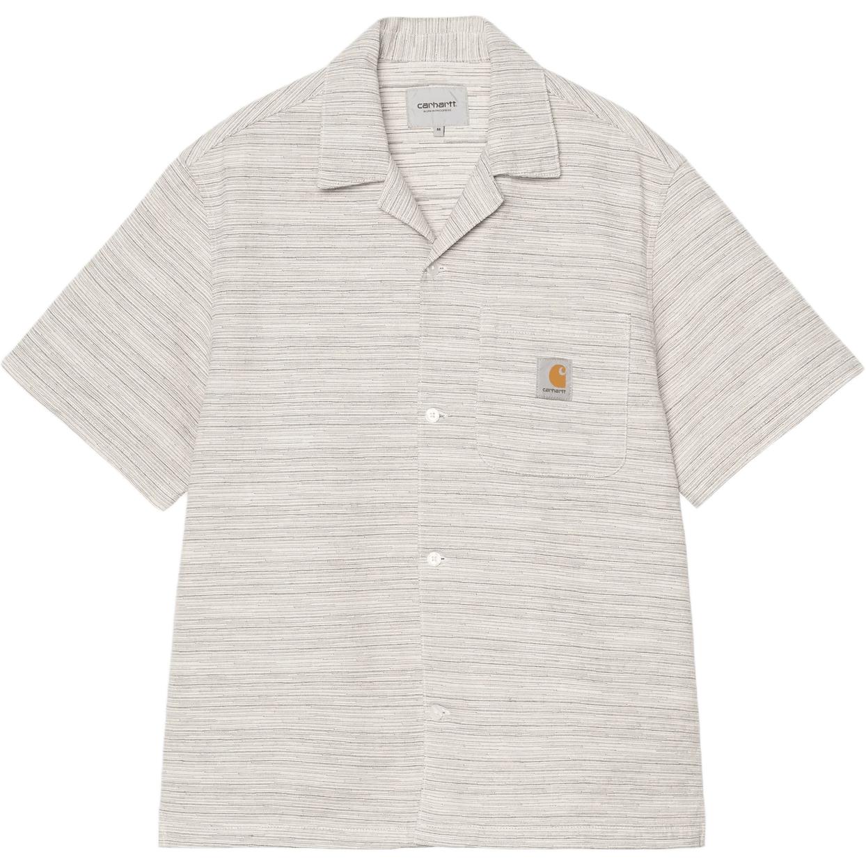 

Рубашка с полосками и карманом Carhartt WIP, wax белый
