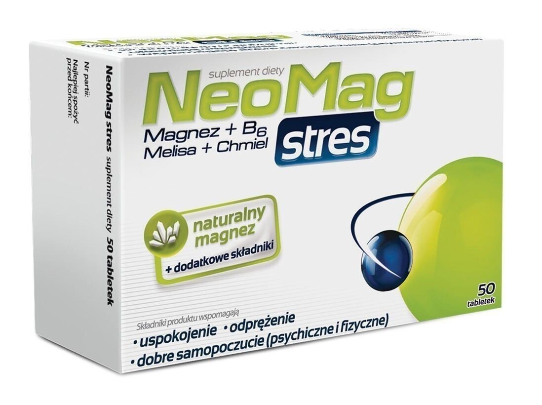 

NeoMag Stress Tabletkiтаблетки магния, 50 шт.