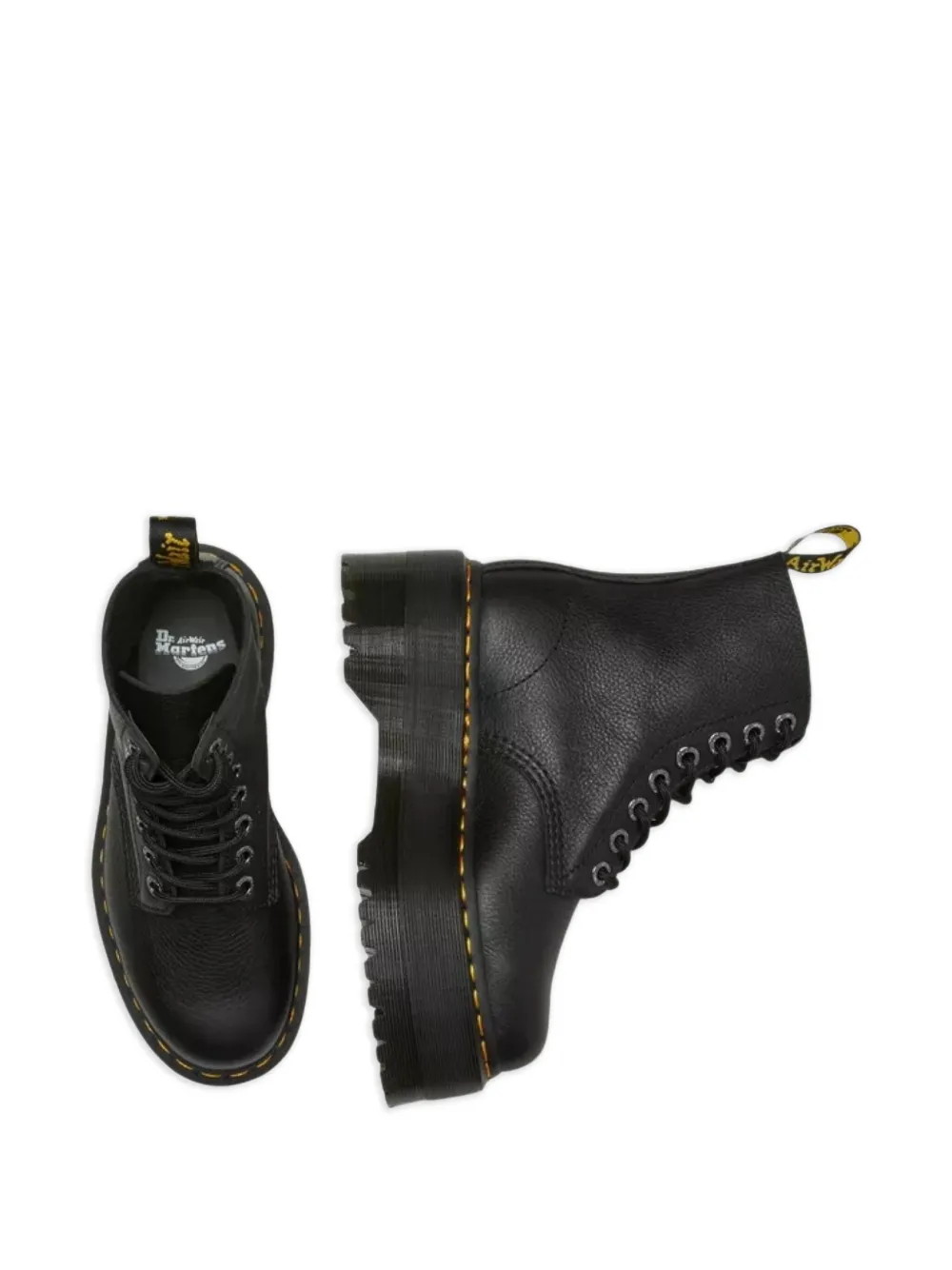 Ботинки на платформе Dr. Martens, черный — фото 3