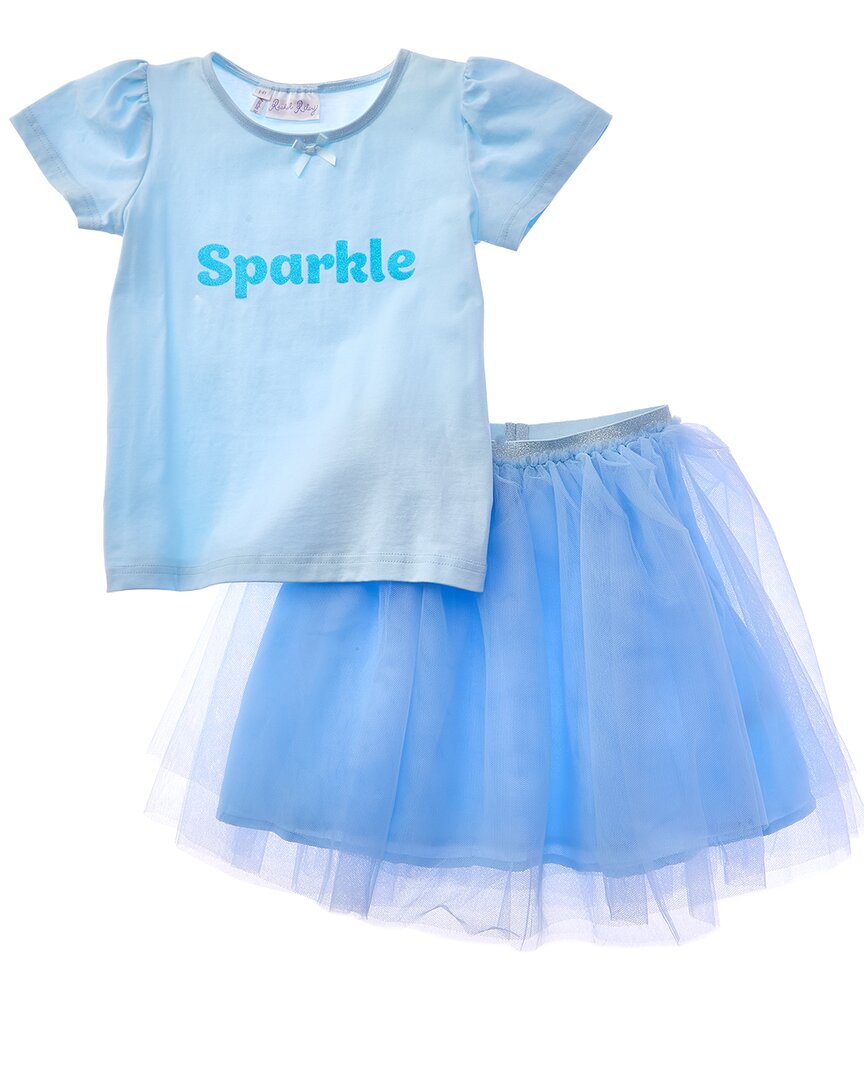 

Комплект из блестящего тюля от Рэйчел Райли Rachel Riley, синий