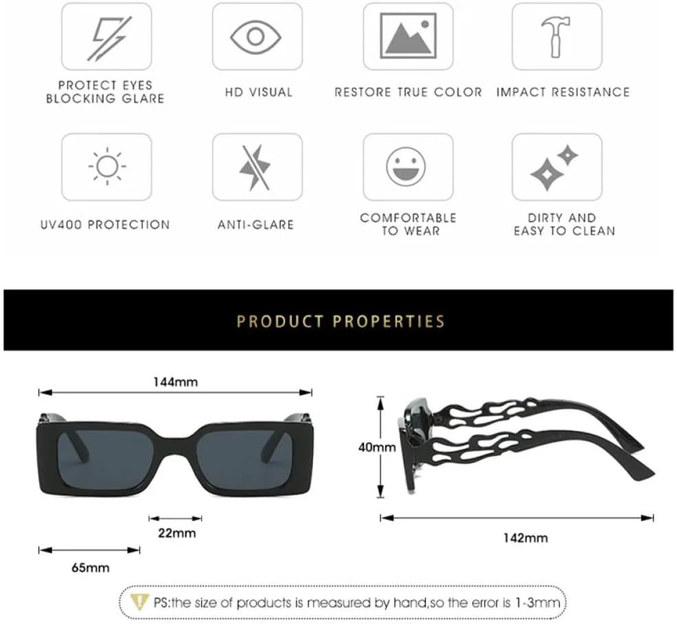 

Модные прямоугольные солнцезащитные очки для женщин и мужчин, линзы из смолы, ажурная оправа, винтажные солнцезащитные очки с защитой от УФ-излучения UV400 MTZJH, C3