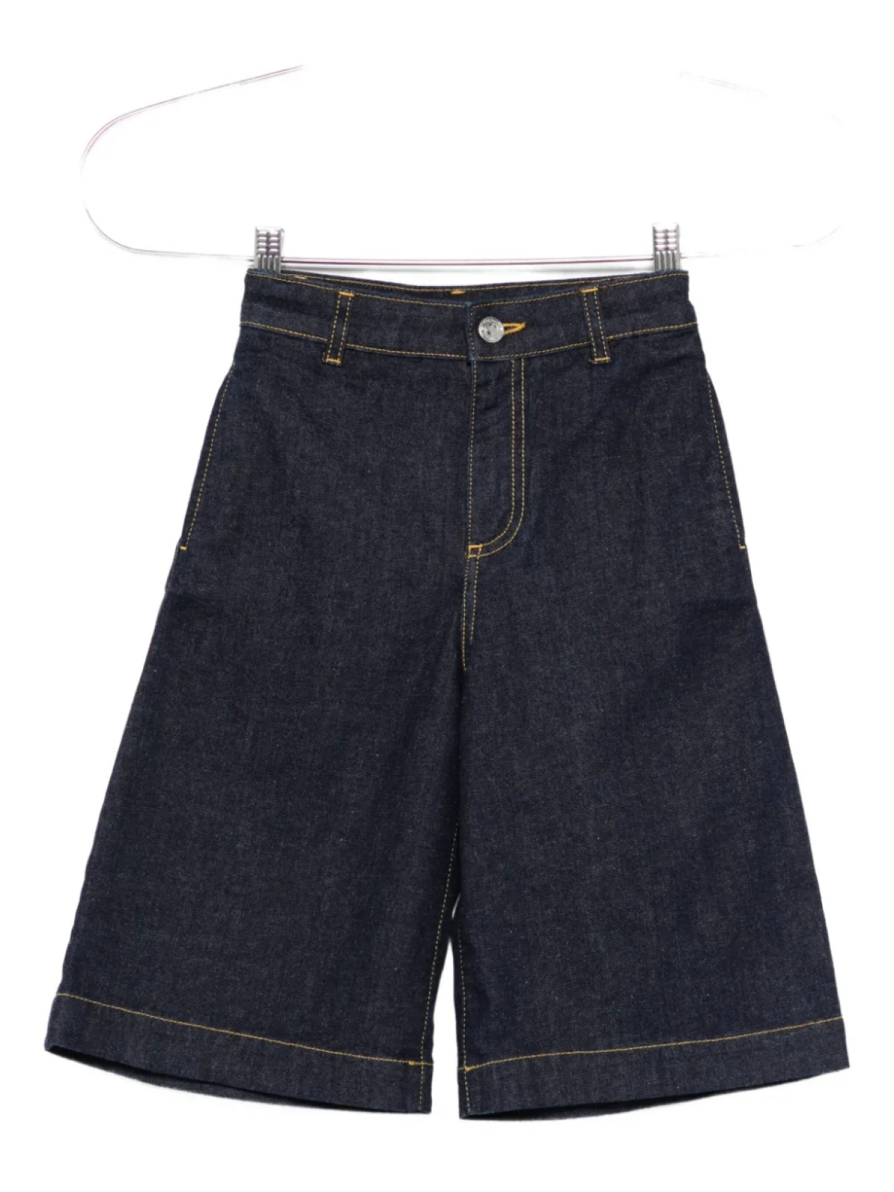 

Джинсовые шорты ETRO KIDS с вышитыми карманами, синий