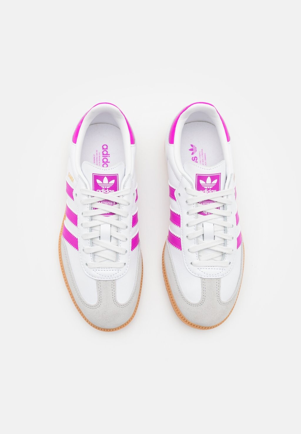

Кроссовки на шнуровке SAMBA OG KIDS adidas, белый